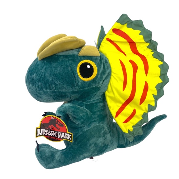 Universal Studios Jurassic Park 12" Dilophosaurus Dinosaur Plush - Picture 1 of 2